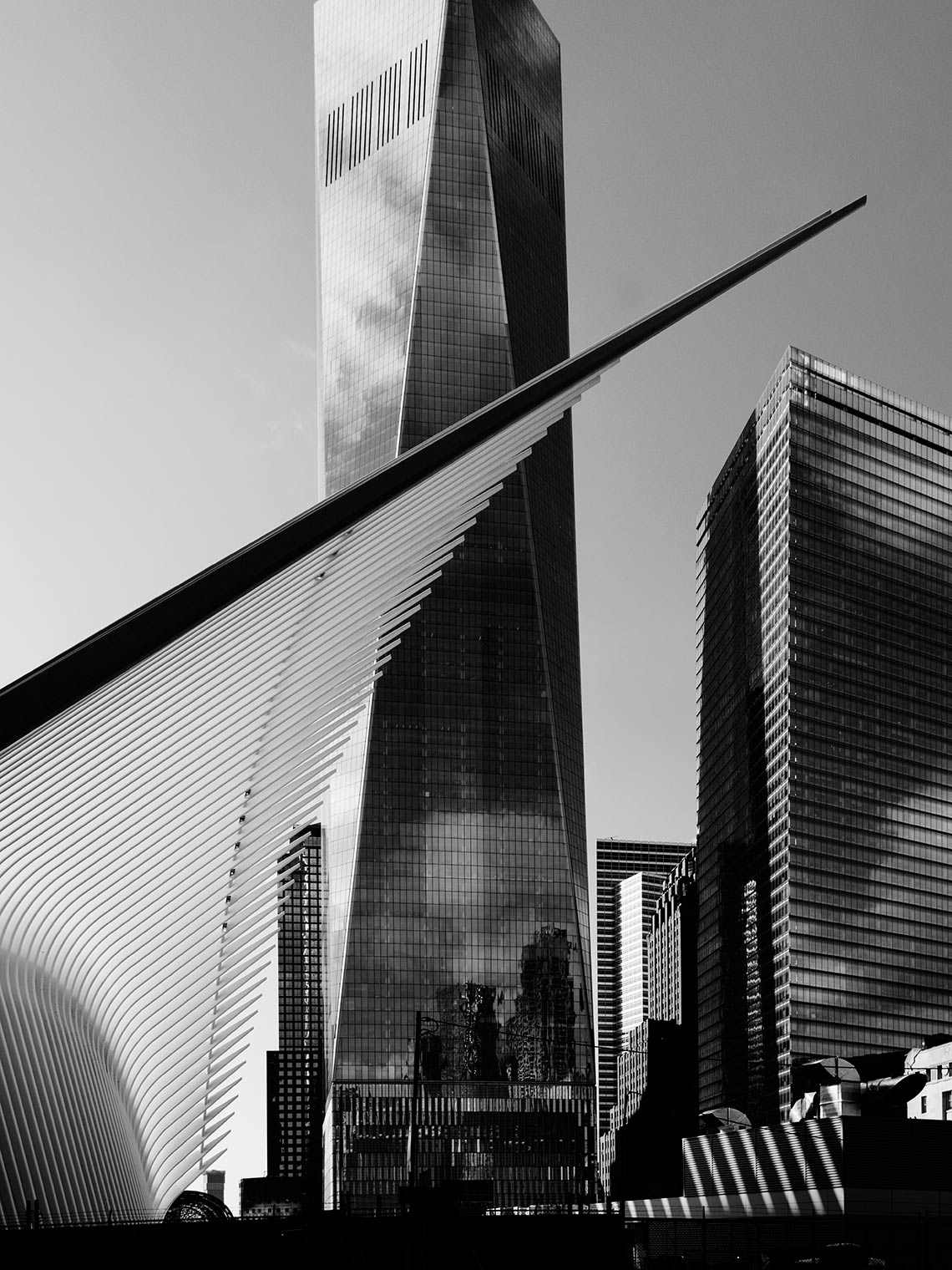 WTC Transportation Hug designed by Santiago Calatrava