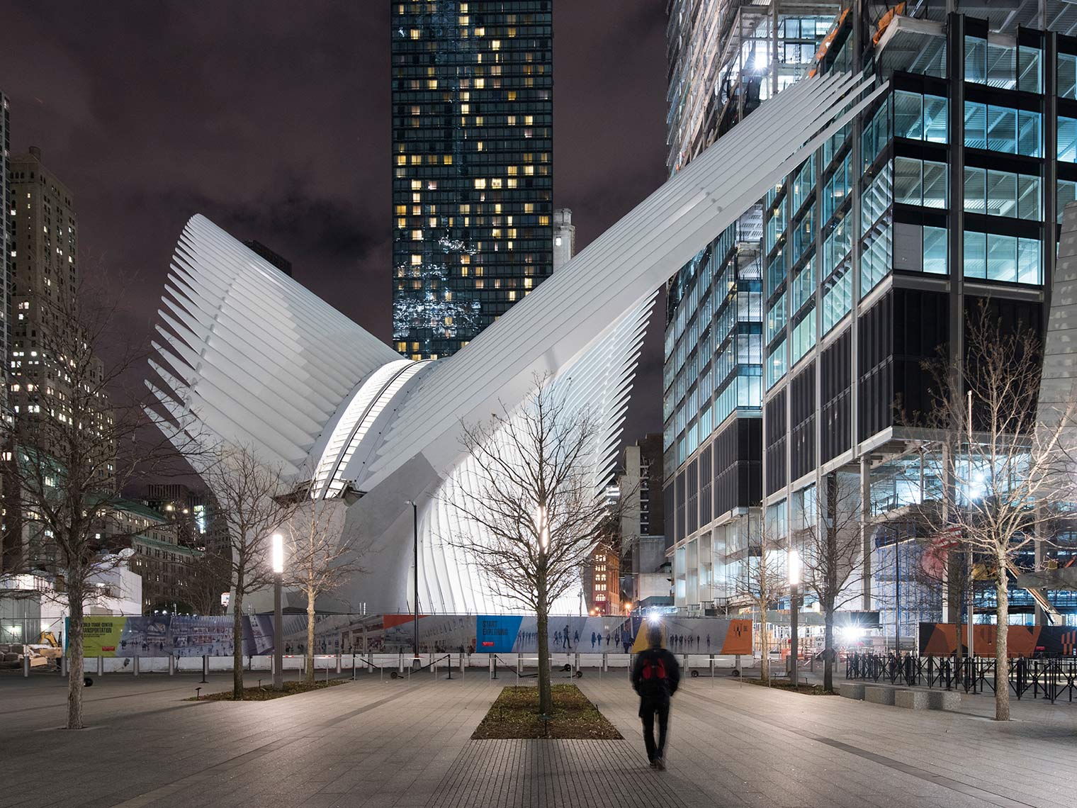 WTC Transportation Hug designed by Santiago Calatrava