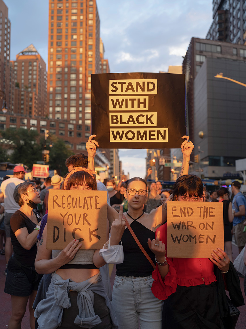 Aboortion Rights Protesters Take to the Streets of New York City