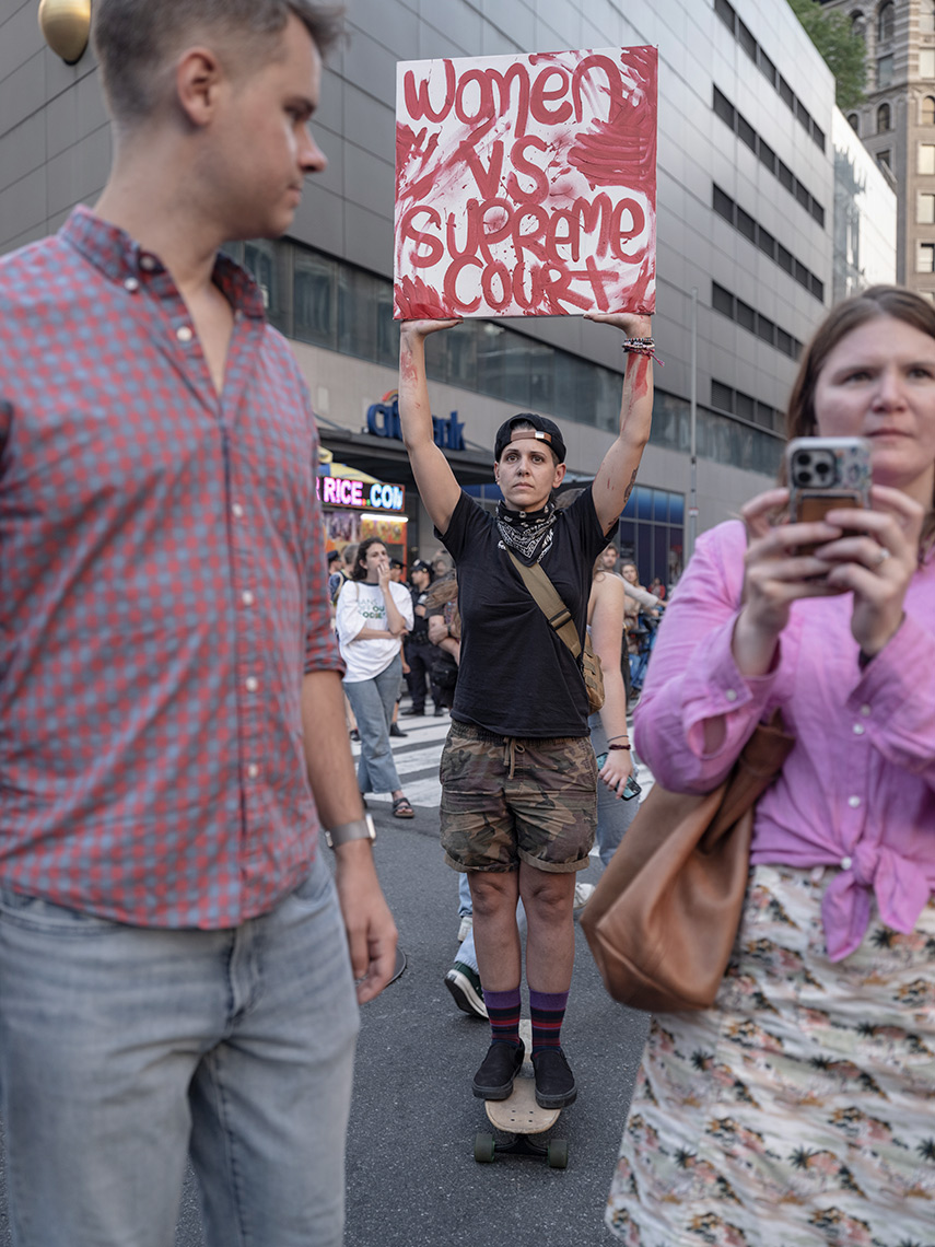 Aboortion Rights Protesters Take to the Streets of New York City